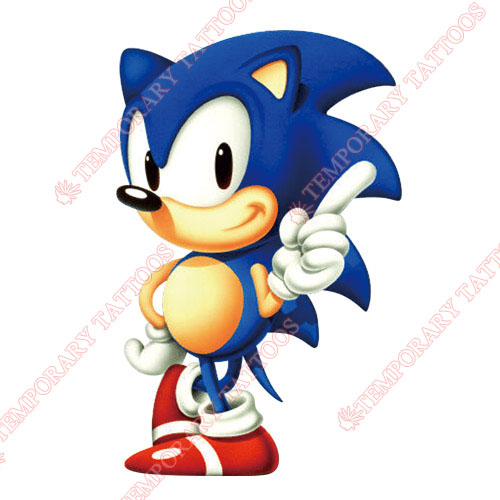 Sonic the Hedgehog Customize Temporary Tattoos Stickers NO.5327